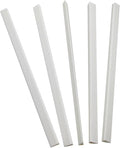 C-Line Slide 'N Grip Binding Bars for Report Covers, 11 x 1/4 Inches, 40-Sheet Capacity, 100 per Box, White (34447)