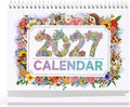 icceemee 2027 Calendar Desk Calendar DIY Diamond Painting Art with Animals theme Calendar, Monthly Flip Planner with To-Do List, Handmade Craft for Office & Home Decor Gift