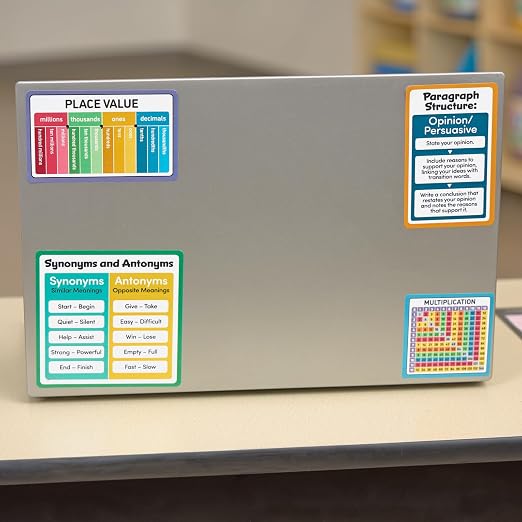Really Good Stuff EZ Stick Cross-Curricular Vinyl Decals - Intermediate