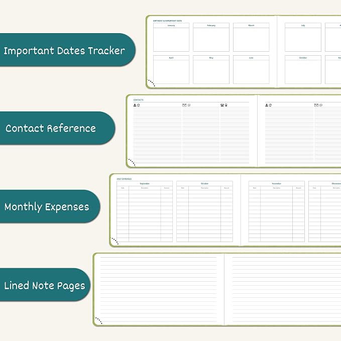 BEZEND Pocket Calendar 2027, Weekly Monthly Planner for Purse (6.5"x3.75")