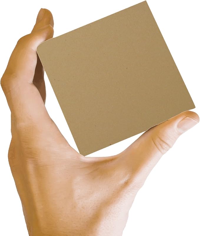 200 Brown Kraft Fiber 80# Cover Paper Sheets - 4" X 6" (4X6 Inches) Photo|Card|Frame Size - Rich Earthy Color with Natural Fibers - 80lb/Pound Cardstock - Smooth Finish