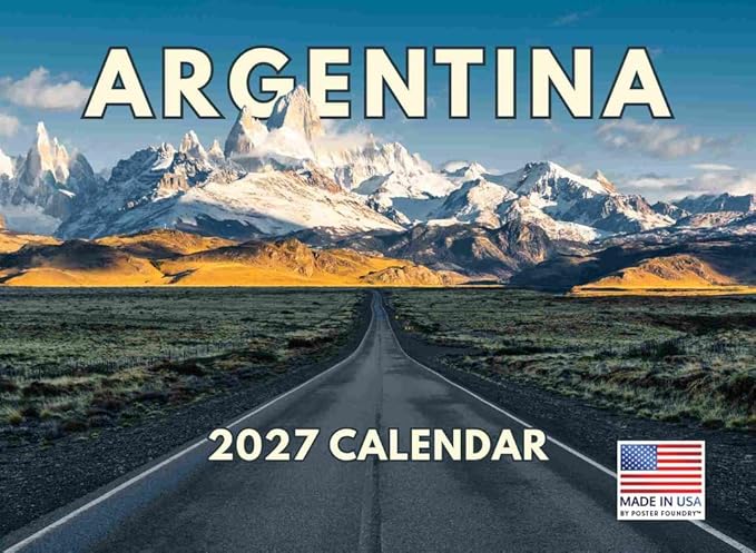 Argentina Calendar 2027 Monthly Wall Calender 12 Month
