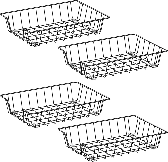A4 Letter Magazine Desk File Storage Tray Organizer Bin (4)
