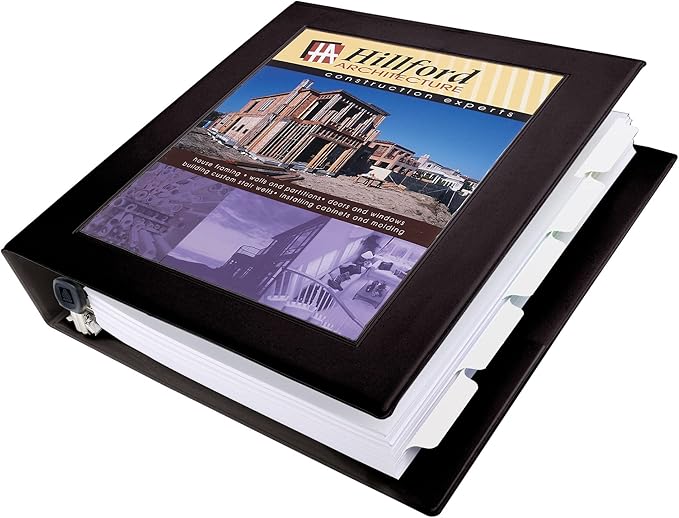 Avery® Heavy-Duty Framed View 3 Ring Binder, 1.5" Ring, 1 Black Binder | For Heavy School, Home and Office Use, Reinforced Vinyl Cover, One Touch EZD Rings Open Easily, Full-Coverage Panels