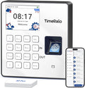 Cloud Time Clock for Small Business, 3-in-1 Mode, Remote Access | Fingerprint Attendance System with Smart Scheduling, Overtime & Lunch Rules, Auto Report, 10 Cards, 2.4G WiFi, No Monthly Fee