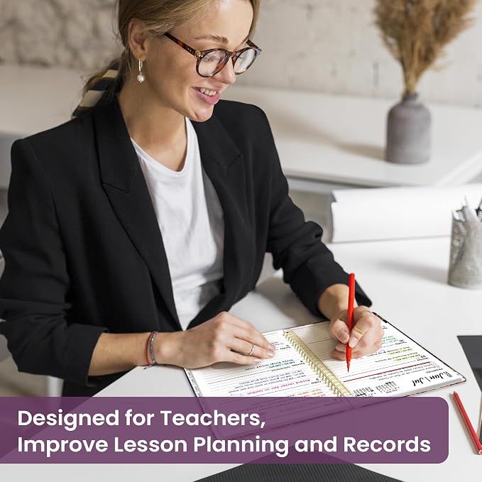 Taja Planner 2026-2027, Jul 2026-Jun 2027 Monthly & Weekly Calendar Planner | 8.5" x 11", Hardcover Academic Calendar, Teacher Student Agenda Book with Tabs, School Office Supplies, Midnight Bloom