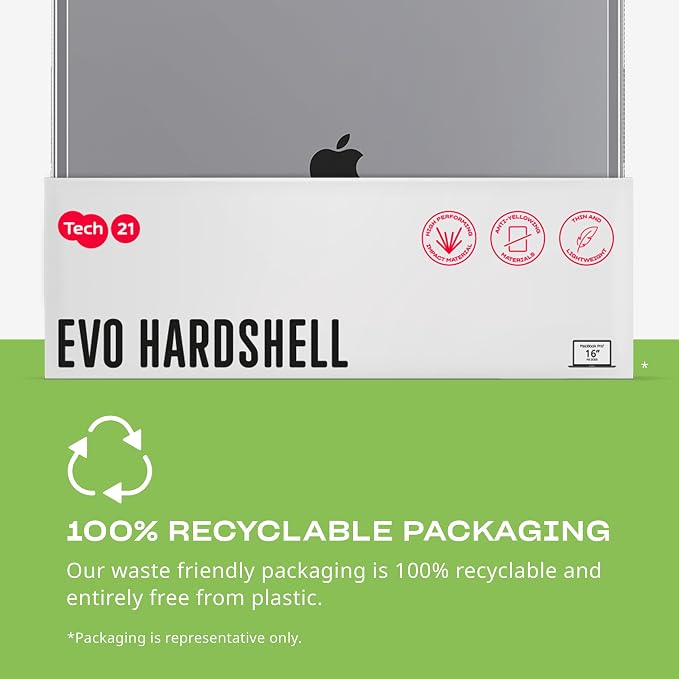 Tech21 Evo Hardshell for MacBook Pro 16" (2021-2023) - Clear