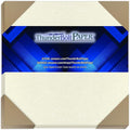150 White Parchment 65lb Cover Weight Paper - 6" X 6" (6X6 Inches) Square Scrapbook Album Size - Printable Cardstock Colored Sheets Old Parchment Semblance