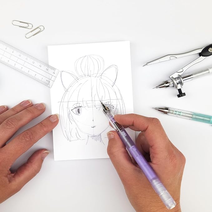Tombow Mechanical Pencil MONO Graph 0.3 mm Transparent HB with Shake Mechanism Fine Lead Pencil Refillable Eraser Ideal for Fine Lines [SH-MG60-R3]