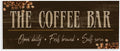 Stupell Industries 'Rustic Coffee Bar Sign'| Wall Plaque Art | Stupell Industries | 17 x 7 Inches, Easy to Hang and Sturdy, Made in USA, by Kim Allen