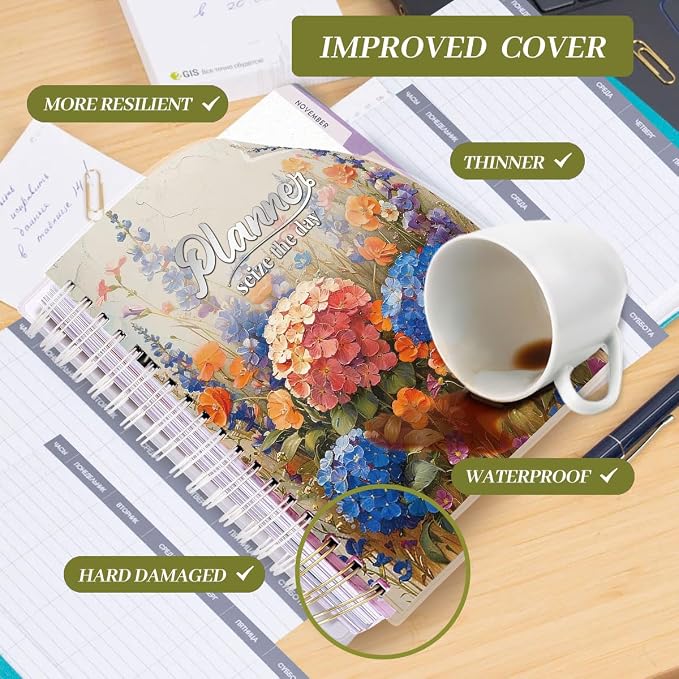Arundhati Planner 2026-2027, 18 Months Large Daily Weekly Monthly Organizer