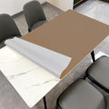 Zinkooat Leather Table Cover,1.8mm Thick,36x54 Inch Table Protector,Table Protector for Dining Room Table,Table Protectors for Rectangle Tables.(Khaki+Silvery,36x54)