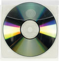 Smead Self-Adhesive Poly Pocket, CD/DVD Size, Resealable Security Flap, Clear, 10 per Pack (68144)