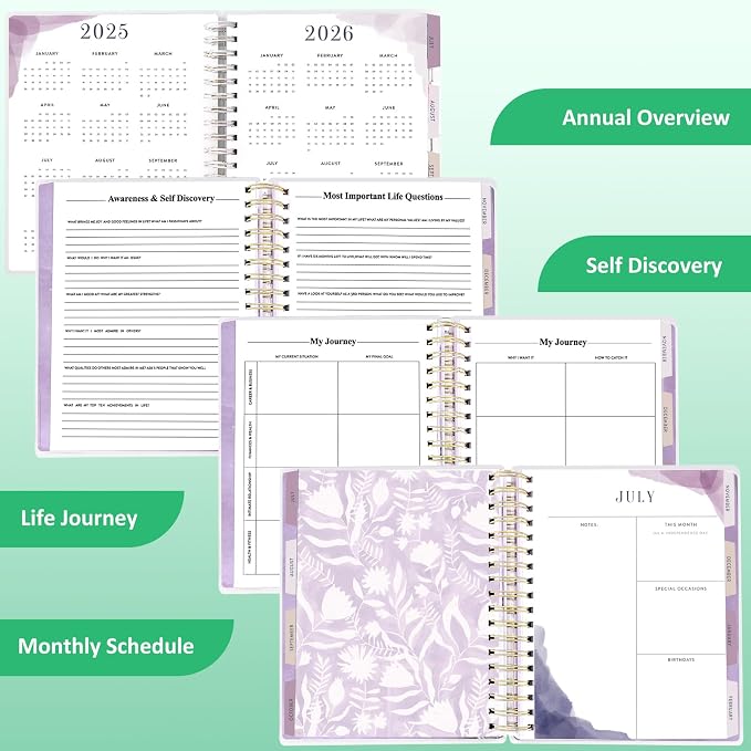 Arundhati Planner 2026-2027, 18 Months Large Daily Weekly Monthly Organizer