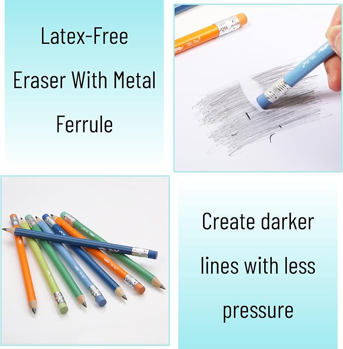 Mr. Pen- Jumbo Pencils, 30 Pack, Colorful Barrels