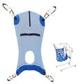 VEVOR Full Body Patient Lift Sling & Commode Opening, Patient Lift Medical Sling for Safe Bathing, Toileting, Polyester Patient Aid Commode Sling for Elderly, Disabled, Bedridden, 600LBS (Large Size)