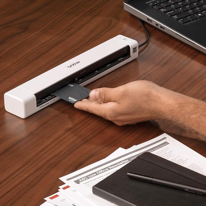 Brother DS-640 Compact Mobile Document Scanner, Pack of 3