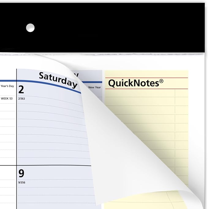AT-A-GLANCE® QuickNotes® 2027 Monthly Desk Pad Calendar, Standard, 21 3/4" x 17"