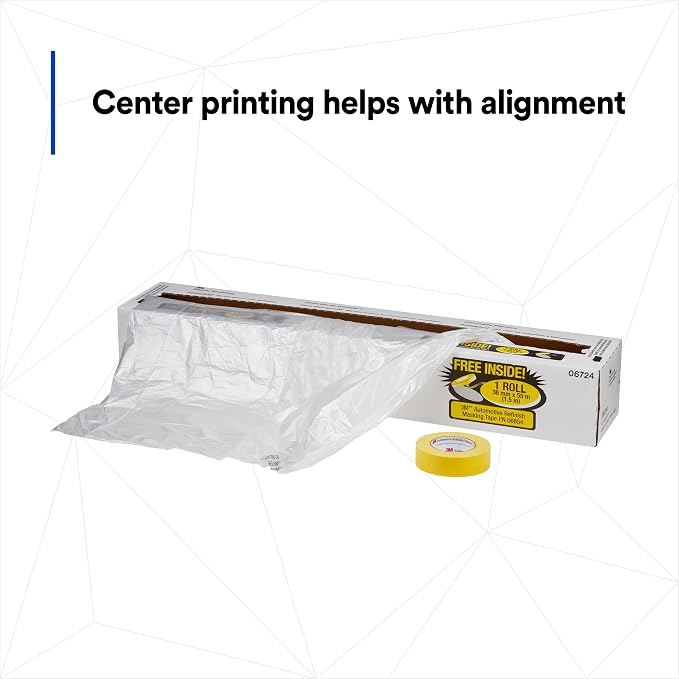 3M Plastic Sheeting, 06724,16 ft x 400 ft, 1 Roll | Tear Resistant; Easy To Cut; Durable