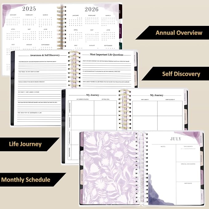 Arundhati Planner 2026-2027, 18 Months Large Daily Weekly Monthly Organizer