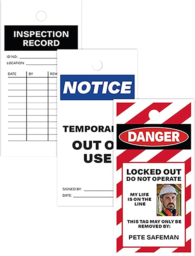 Avery UltraDuty Printable Plastic Hang Tags, 5.5" x 2.83", White Blank Tags, 50lb Pull-Strength, 60ct (62400)