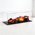 Acrylic Display Case, Clear Acrylic Display Box with Matte Base, Dustproof Collectible Storage Cases, DIY Easy Assembly Showcase for 1: 18 Car Models, Collectibles, 13 x 6.7 x 6.3 inch