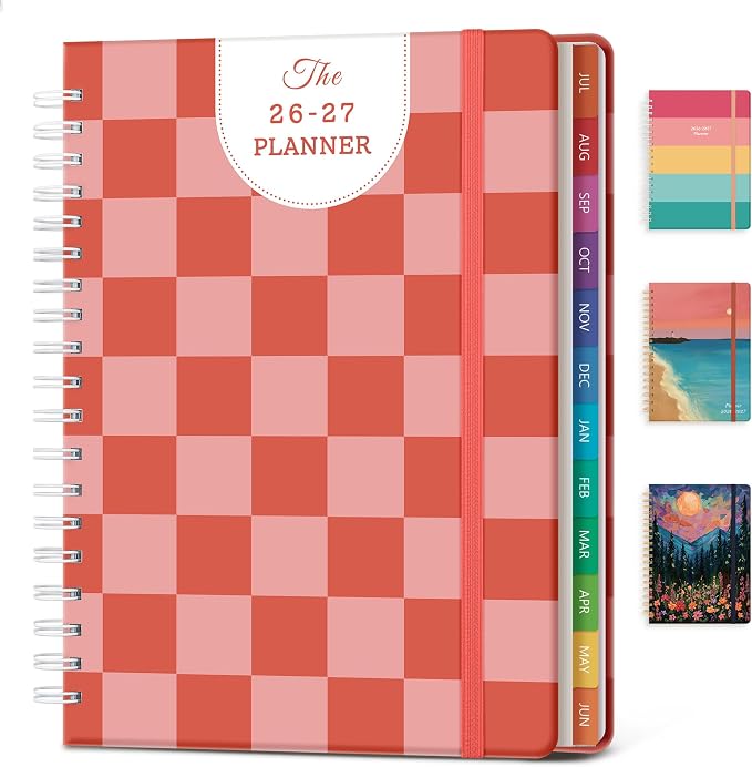 Planner 2026-2027 Weekly & Monthly Academic Planner, 7.4" x 10.2"