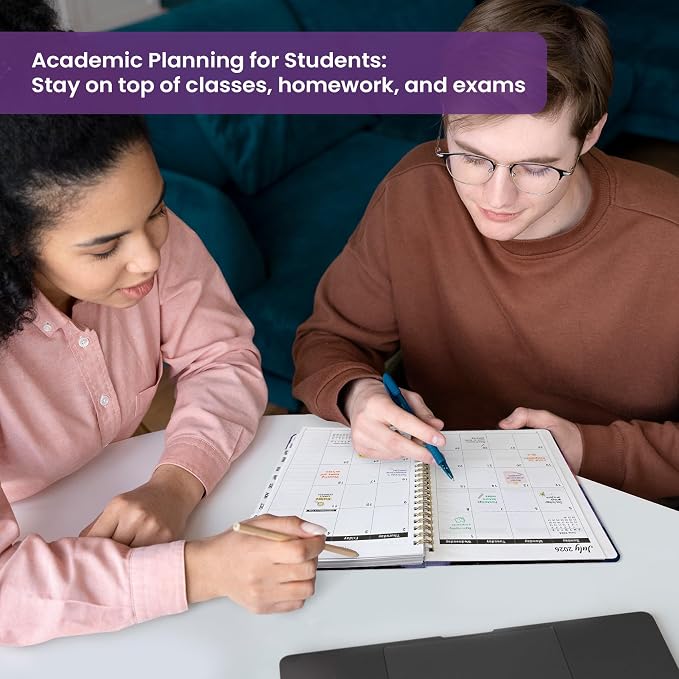 Academic Planner 2026-2027, Jul 2026-Jun 2027 Monthly & Weekly Planner