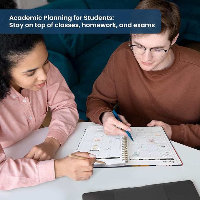 Academic Planner 2026-2027, Jul 2026-Jun 2027 Monthly & Weekly Planner
