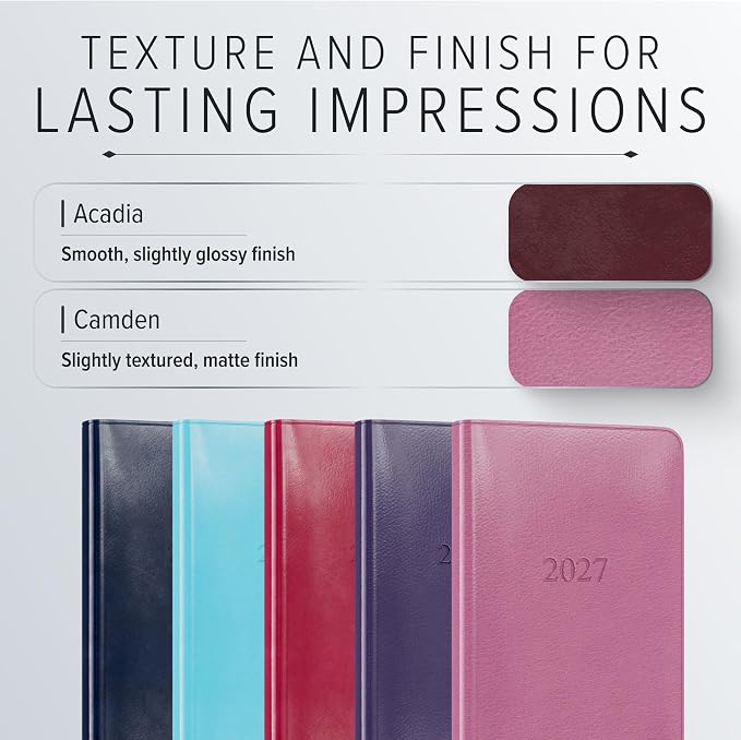 Gallery Leather Pocket Monthly Planner 2026-2027 Acadia Hope