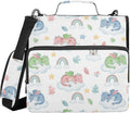 Zipper Binder Bag 3 Ring File Folder Portfolio Organizer Zippered Binder Bags with Strap Fits Laptop Women Men