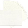 5x7 Ivory Linen Paper Textured Cardstock 80lb 100 Sheets | Goefun Light Cream Wedding Invitation Cardstock Linen Paper for Printing, Invitations, Arts & Crafts and Business Cards