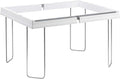 Smead Hanging File Folder Frames, Adjustable, 13” W x 9.25” H x 16”-24” L, White and Silver, Letter Size (64851) (White and Si)