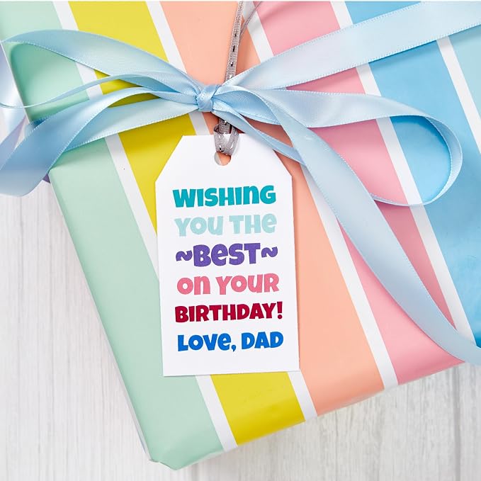 Avery Blank Printable Tags, Sure Feed Technology, 2" x 3.5", White, 96 Customizable Tags with String, Great for Branding, Gift Tags, Price Tags, and More (22802)