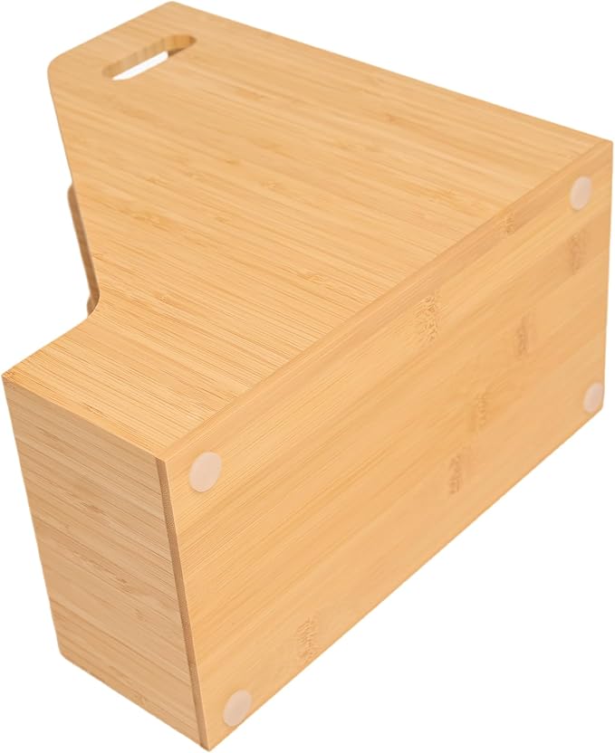 Bamboo File Folder Holder Book Holder Document Rack | Document Cabinet Rack, Storage Organizer, Small Magazine Shelf, For Home, Office