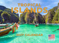 Tropical Island Calendar 2027 Monthly Wall Calender 12 Month