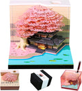 3D Time Piece Calendar, 2027 Desk Calendar With LED Light, 3d Tree Memo Pad Creative Desk Calendar, Christmas Gift for Colleague Friend, Desktop Decoration