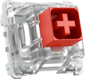 Kailh Box Red Mechanical Keyboard Switches - 120 Pack - Linear, 45g Actuation Force, Dust & Waterproof, Ideal for Smooth Typing
