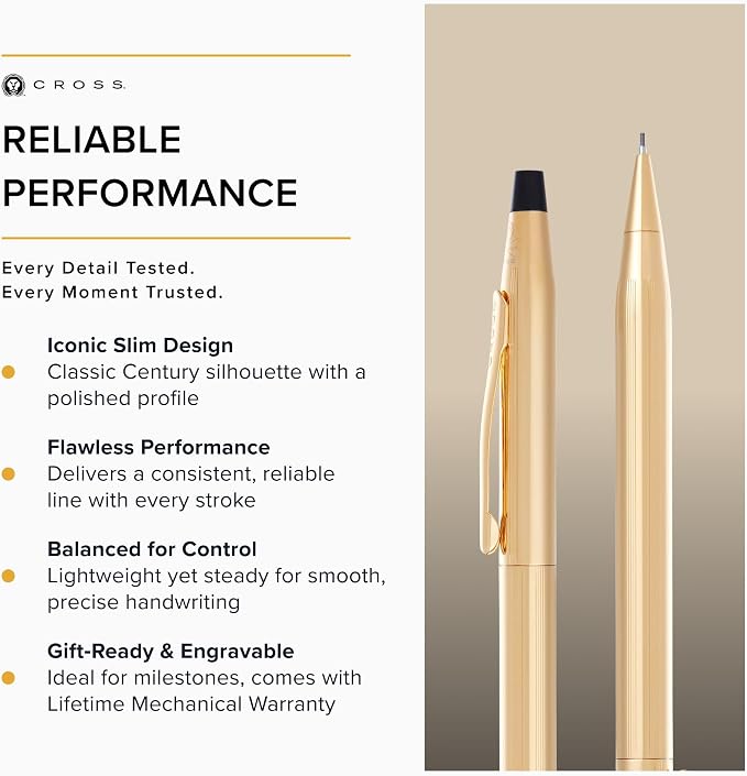 Cross Classic Century 23KT Gold Plated 0.7mm Mechanical Pencil