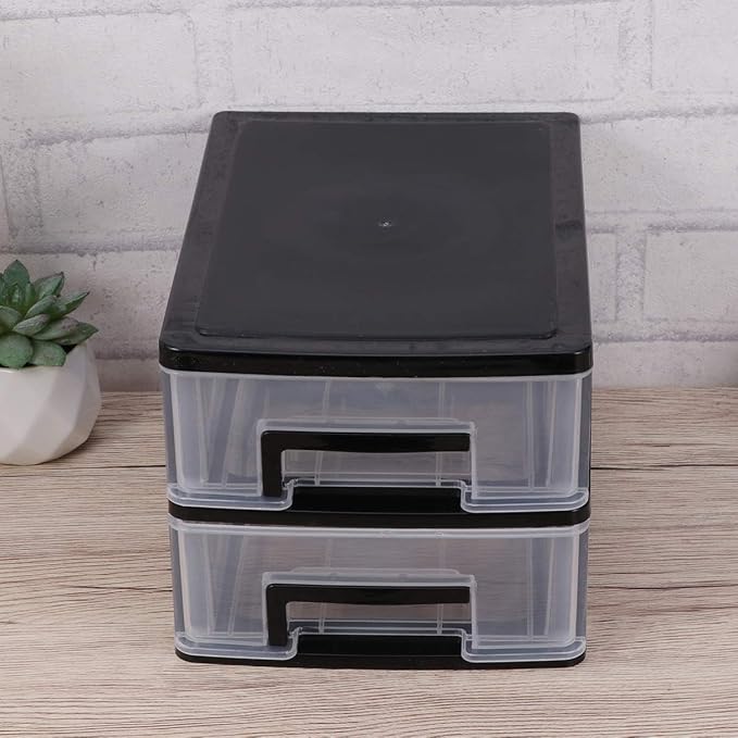 Cosmetic Organizer Mini Plastic Drawer Organizer Plastic Storage Drawers Storage Bins with Drawers Home Office Desktop Organizer Small Storage Drawer for Craft,Bathroom,Dorm,Desk