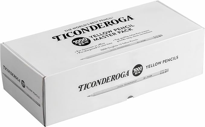 Ticonderoga Wood-Cased Pencils, Pre-Sharpened
