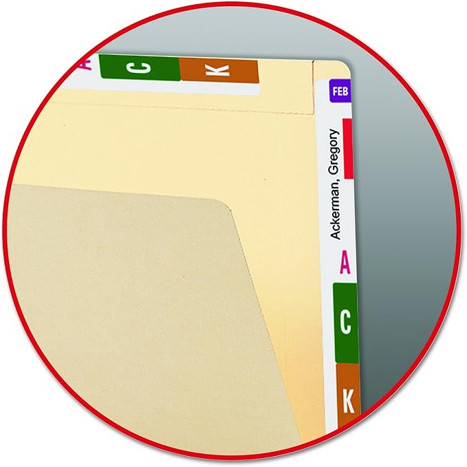 Smead Conversion File Folder Top and End Tab, Letter Size, Manila, 100 per Box (24190) (Pack of 5)