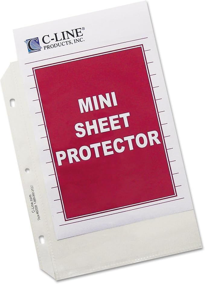 Heavyweight Polypropylene Sheet Protector, Clear, 2", 8 1/2 x 5 1/2, 50/BX