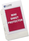 Heavyweight Polypropylene Sheet Protector, Clear, 2", 8 1/2 x 5 1/2, 50/BX
