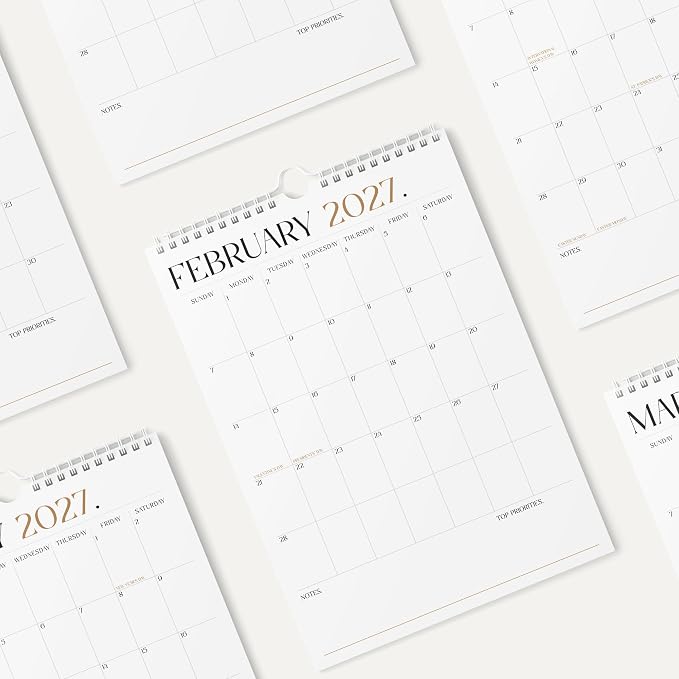 Karto Wall Calendar 2026 11x17 in - Boho