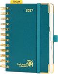 POPRUN 2027 Daily Planner One Page Per Day, 4.25" x 6.25" Small Calendar