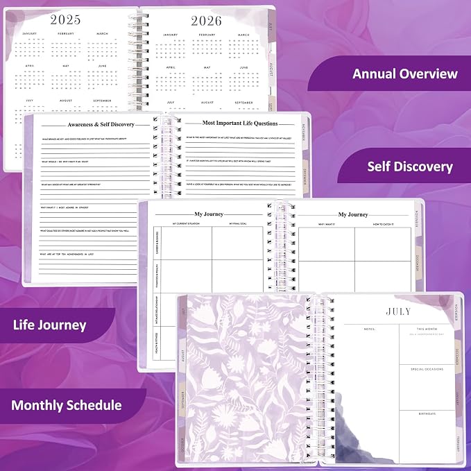 Arundhati Planner 2026-2027, 18 Months Large Daily Weekly Monthly Organizer