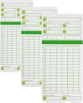 Zzrywuty Time Cards for Employees Monthly, All Pay Periods, 300 Count TimeCards for Hn3000, 2-Sided, 3 3/8" x 7 3/8", Green (Pack of 3)