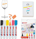 edding 95 Glass Marker - Multi-Colored - 6 Glass pens - Round Nib 1.5-3 mm - Washable Window Marker Pen - for Writing and Marking on Glass Surfaces, Windows, glassboards, whiteboards - Dry-wipeable