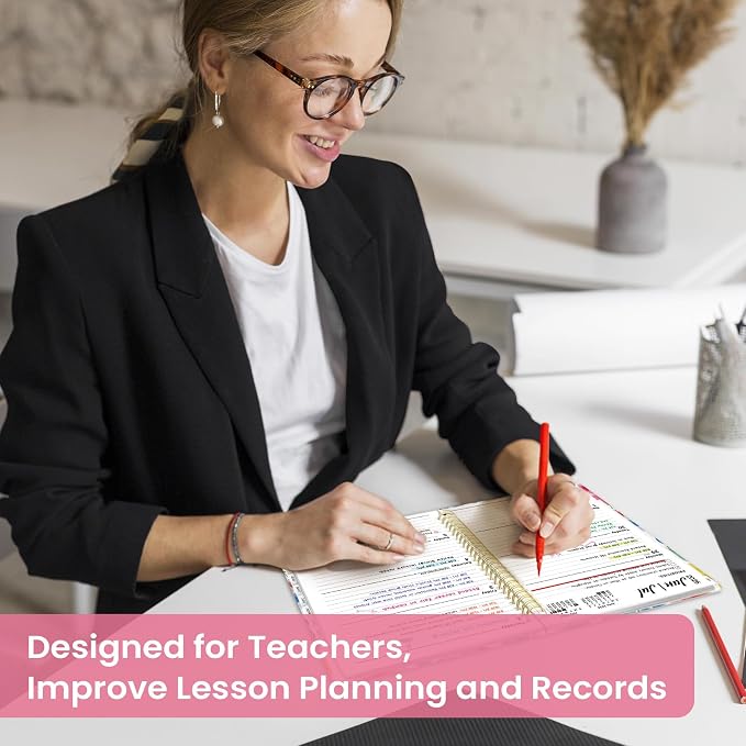Taja Planner 2026-2027, Jul 2026-Jun 2027 Monthly & Weekly Calendar Planner | 8.5" x 11", Hardcover Academic Calendar, Teacher Student Agenda Book with Tabs, School Office Supplies, Bloom Floral